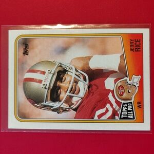 Jerry Rice 1988 Topps #43 San Francisco 49ers Football Card